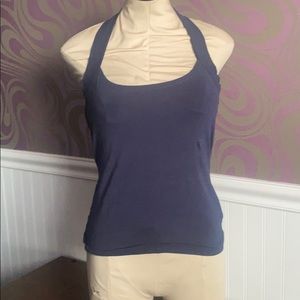 Navy halter top